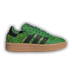 Minecraft x adidas Samba XLG J 'Green Core Black Cloud White