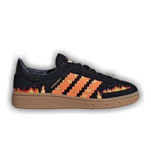 Minecraft x adidas Handball Spezial J 'Core Black Pure Orange'