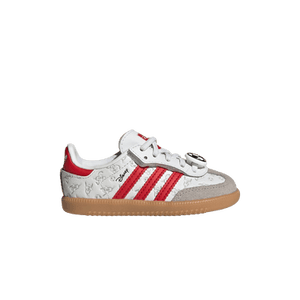 Disney x adidas Samba OG Toddler 'Cloud White Better Scarlet Gum'