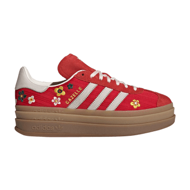 adidas Wmns Gazelle Bold 'Better Scarlet Off White Yellow'