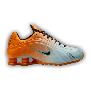 Nike Wmns Shox R4 'Vivid Orange Black Glacier Blue'