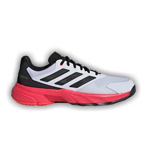 Adidas CourtJam Control 3 'White Black Lucid Red'