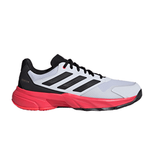 Adidas CourtJam Control 3 'White Black Lucid Red'