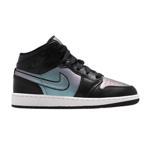 Air Jordan 1 Mid SE GS 'Black Iridescent'