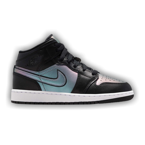 Air Jordan 1 Mid SE GS 'Black Iridescent'