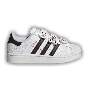 Disney x adidas Superstar II Little Kid 'Cloud White Core Black Red'