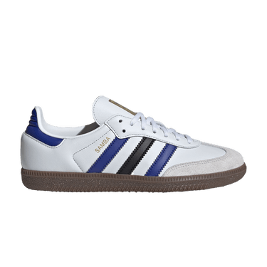 Adidas Samba OG J 'White Active Blue Black'