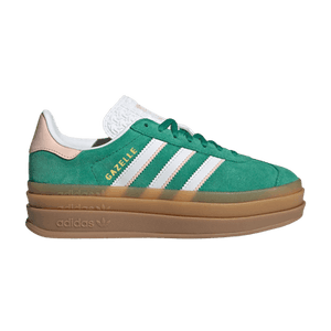 adidas Gazelle Bold J 'Bold Green Cloud White Gold Metallic'