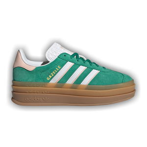 adidas Gazelle Bold J 'Bold Green Cloud White Gold Metallic'