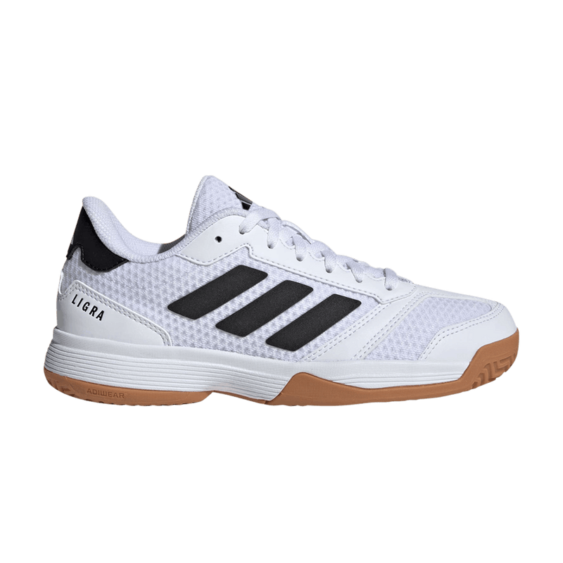 Adidas Ligra 8 Indoor J 'White Black Gum' IH8244