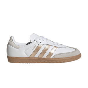 adidas Wmns Samba OG 'White Wonder Gold Grey'