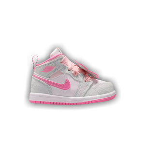 Air Jordan 1 Mid SE TD 'Vast Grey Pink Glow'