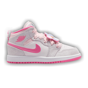 Air Jordan 1 Mid SE PS 'Vast Grey Pink Glow'