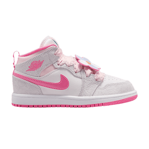 Air Jordan 1 Mid SE PS 'Vast Grey Pink Glow'