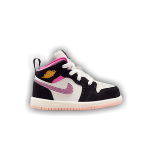 Air Jordan 1 Mid TD 'Black University Gold Pinksicle'