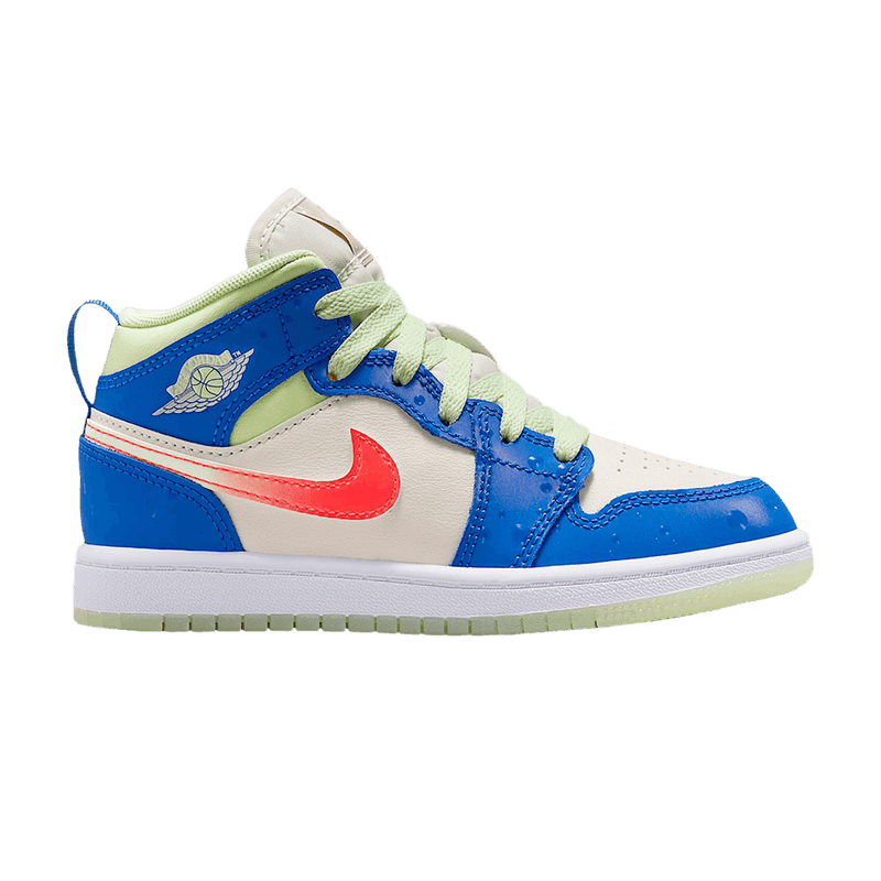 Air Jordan Jordan 1 Mid SE PS 'Game Royal Barely Volt Infrared 23 Pale Ivory' II1256 400