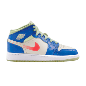 Air Jordan 1 Mid GS 'Game Royal Pale Ivory'