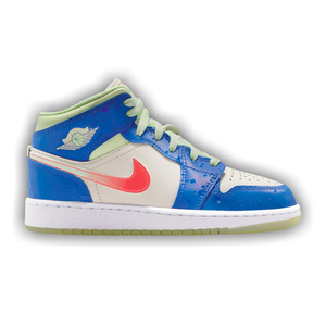 Air Jordan 1 Mid GS 'Game Royal Pale Ivory'