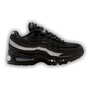 Nike Air Max 95 GS 'Black Metallic Silver'