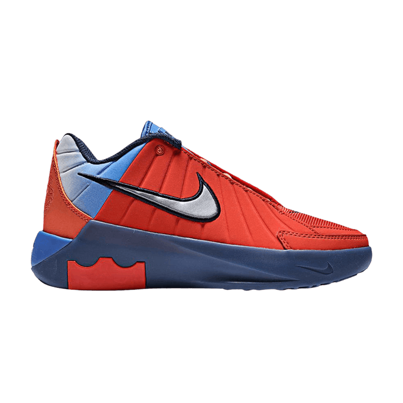 Nike Lebron Witness 9 GS 'Picante Red Blue Crystal Midnight Navy Metallic Silver' II6104 600