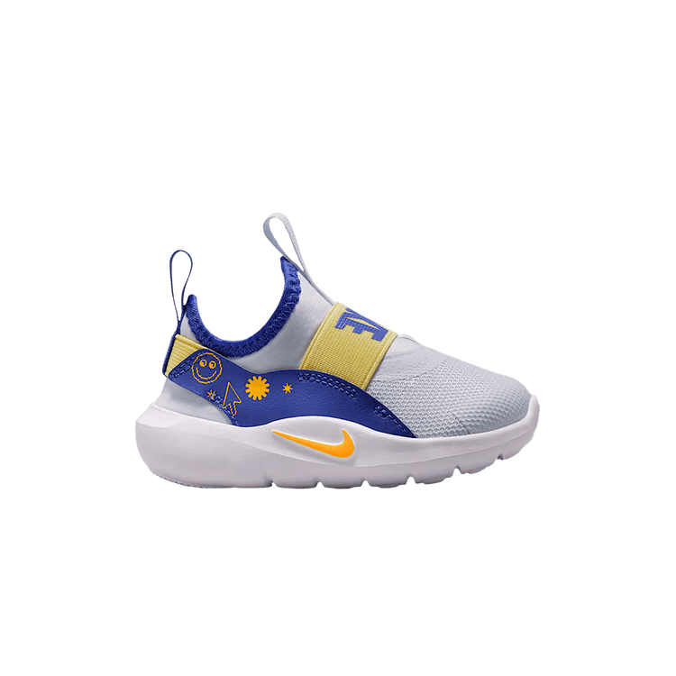 Nike Flex Runner 4 TD 'Football Grey Lapis Soft Yellow Laser Orange' IM1380 001