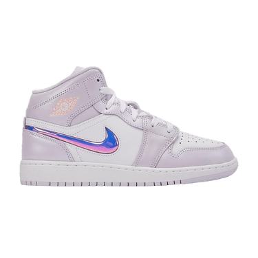 Air Jordan 1 Mid SE GS 'Barely Grape Atomic Pink'