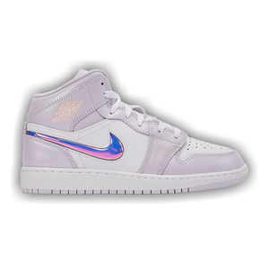Air Jordan 1 Mid SE GS 'Barely Grape Atomic Pink'