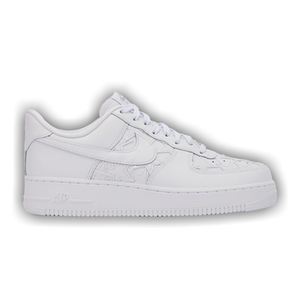 Nike Air Force 1 Low Stars Triple White 'White/White-Metallic Silver'