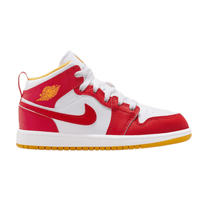 Air Jordan 1 Mid PS 'Speed Red/Gold/White'
