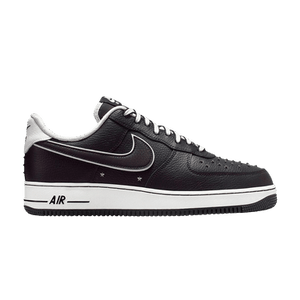 Nike Air Force 1 '07 Premium 'Black White Metallic Dark Grey'