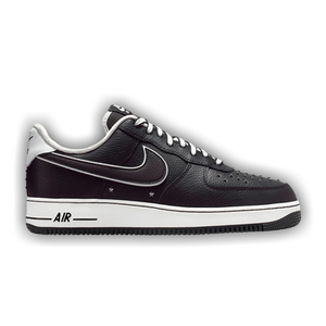 Nike Air Force 1 '07 Premium 'Black White Metallic Dark Grey'