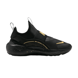 Nike Flex Runner 4 PS 'Black Metallic Gold'
