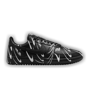BLACK Comme des Garçons x Nike Wmns Field General 82 'Black White All-Over Print'
