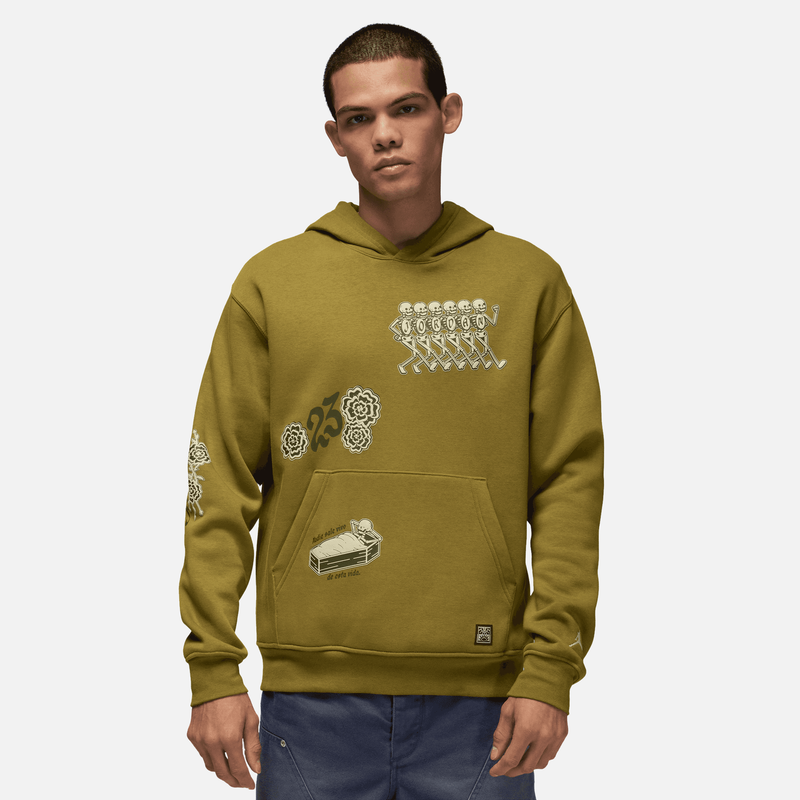 Air Jordan Brooklyn Fleece Pullover Hoodie 'Pacific Moss'