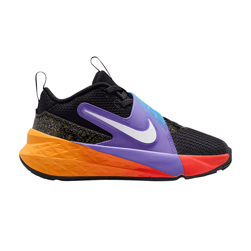 Nike Team Hustle D12 PS 'Black Laser Orange Action Grape' IO0283 001