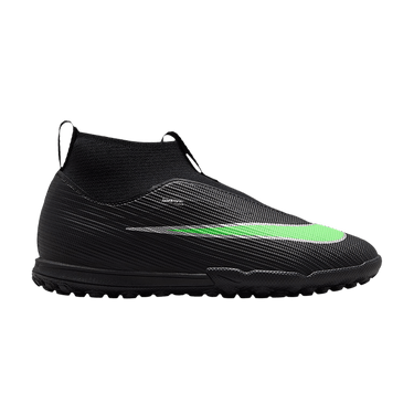 Nike Jr. Mercurial Superfly 11 Academy TF High GS 'Black Illusion Green'