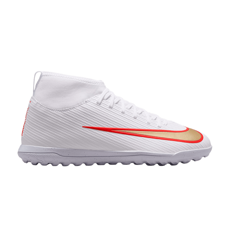 Nike Jr. Mercurial Superfly 11 Club Turf High-Top GS 'White Bright Crimson Blur' IO1554 100