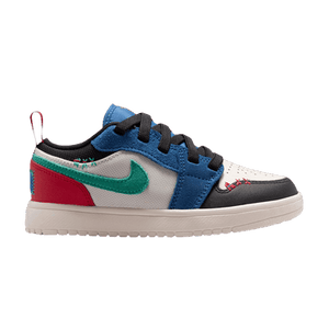 Nike Air Jordan 1 Low ALT SE PS 'True Blue Red Kinetic Green'