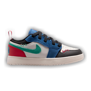 Nike Air Jordan 1 Low ALT SE PS 'True Blue Red Kinetic Green'