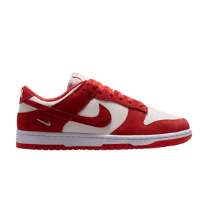 Nike Wmns Dunk Low 'Sail White Metallic Silver Light Crimson'