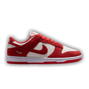 Nike Wmns Dunk Low 'Sail White Metallic Silver Light Crimson'