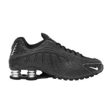 Nike Shox R4 'Black Distressed Leather'
