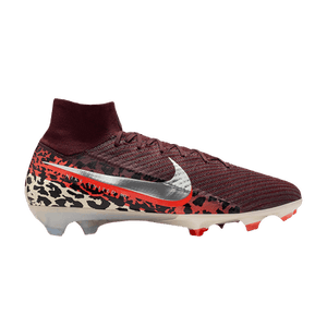 Nike United Mercurial Superfly 10 Elite FG High 'Burgundy Crush University Red Fossil Metallic Silver'