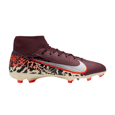 Nike United Mercurial Superfly 10 Academy MG High 'Burgundy Crush University Red Fossil Metallic Silver'
