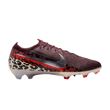 Nike United Mercurial Vapor 16 Elite FG Low 'Burgundy Crush University Red Fossil Metallic Silver'