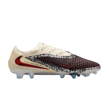 Nike United Phantom 6 Low Elite FG 'Burgundy Crush Fossil University Red'