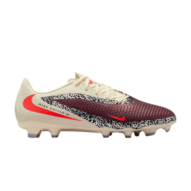 Nike United Phantom 6 Low Academy MG 'Burgundy Crush Fossil'