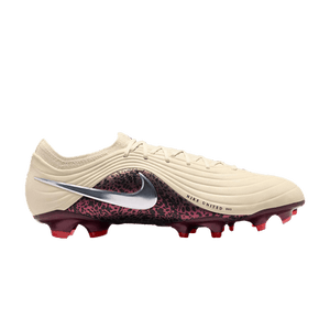 Nike United Tiempo Maestro Elite FG Low 'Fossil Burgundy Crush Metallic Silver'