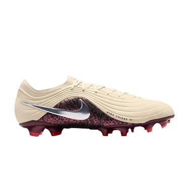 Nike United Tiempo Maestro Elite FG Low 'Fossil Burgundy Crush Metallic Silver'