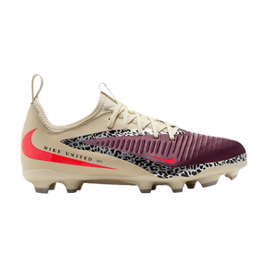 Nike United Jr. Phantom 6 Low Academy MG GS 'Burgundy Crush'